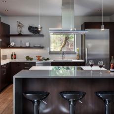 Contemporary Chef's Kitchen is Perfect for Entertaining