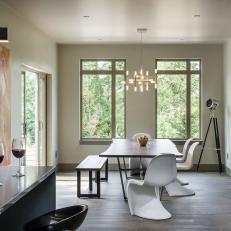 Nature Meets Modern Dining Room