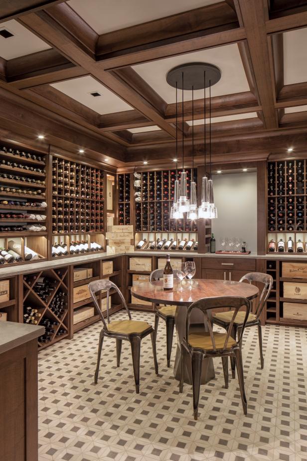 Elegant Wine Cellar is Traditional, Welcoming | HGTV