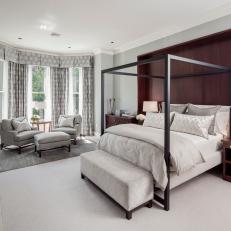 Sophisticated Gray Master Bedroom 