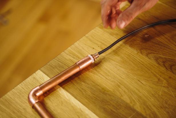 Attach adapter to copper piping.