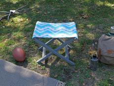 Enjoy fall this year, and make a folding chair you can take camping, the ballpark or tailgating.