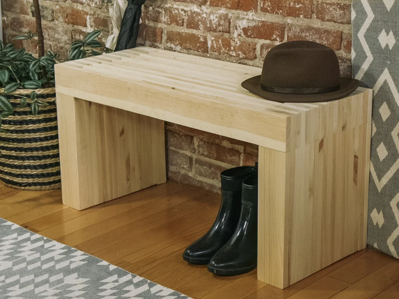 How to Build a Stylish Wood Bench HGTV