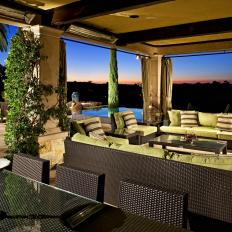 Outdoor Dining and Living Area Fit for Entertaining