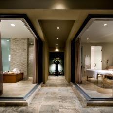 Contemporary Home Spa Enables Staycations
