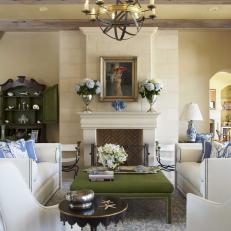 Mediterranean Living Room is Comfortable, Relaxed