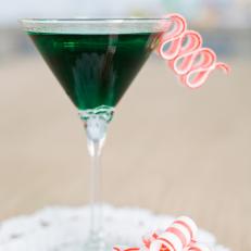 Ribbon Candy Martini