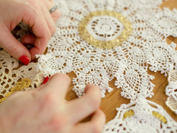 Lace Table Runner