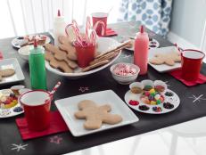 Kid Gingerbread Cookie Decorating Party
