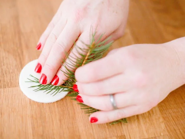 Pressed Clay Christmas Tree Ornament