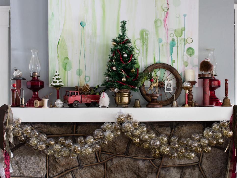 28 Christmas Mantel Decorating Ideas Hgtv