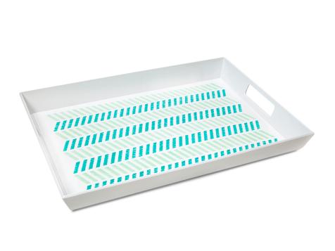 Stencil a Tray With Sharpies
