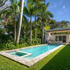 Mid-Century Modern Pool and Patio