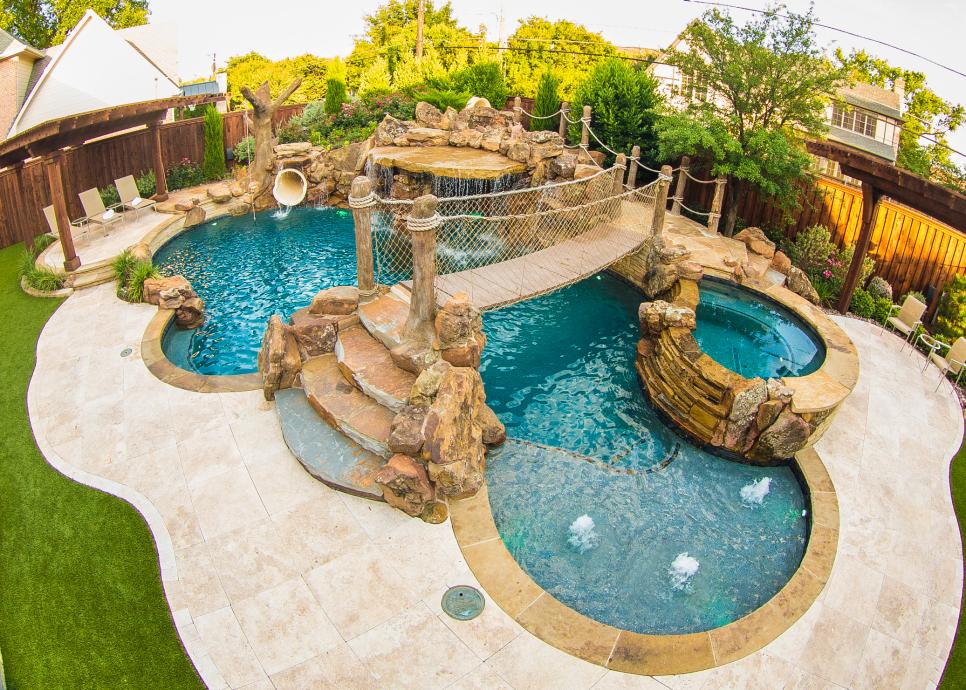 family garden pool