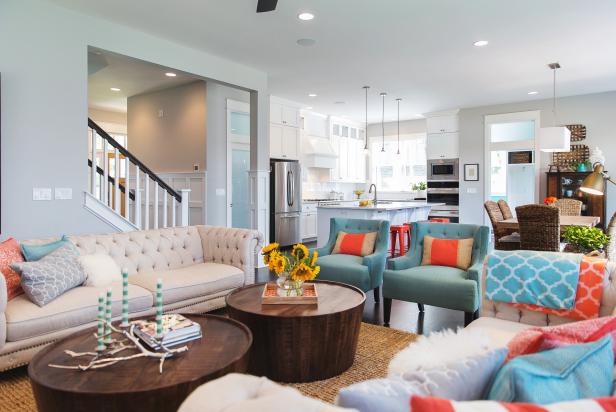 Coral And Turquoise Color Palette Inspiration Hgtv S Decorating