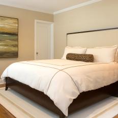 Transitional Master Bedroom Uses Soothing Color Palette