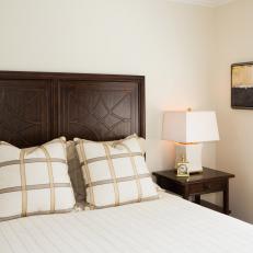 Transitional Guest Bedroom is Clean, Inviting
