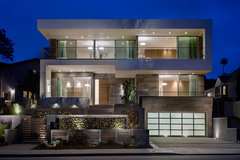 Gray Modern Home Exterior