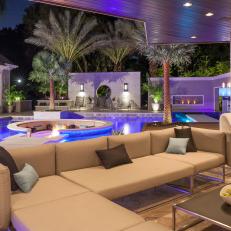 A Luxurious Backyard Entertaining Oasis