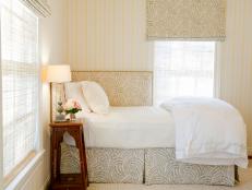 Twin Bed with Corner-Style Headboard