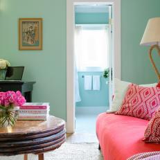 Mint-Green Transitional Multipurpose Home Office