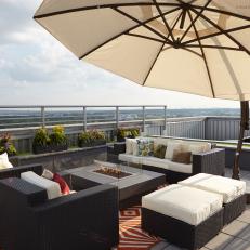 Rooftop Deck With Views of New York