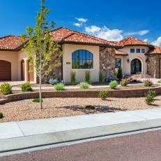Beautiful Curb Appeal of Southwestern Home
