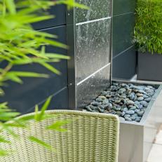 Stainless Steel Water Wall Feature