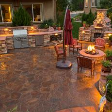 Complete Outdoor Entertaining Space Backyard Oasis 