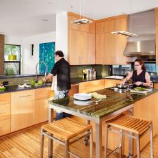 Contemporary Open Concept Kitchen
