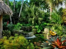 Tropical Water Feature