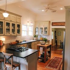 Cottage Kitchen Features Fresh Neutral Palette