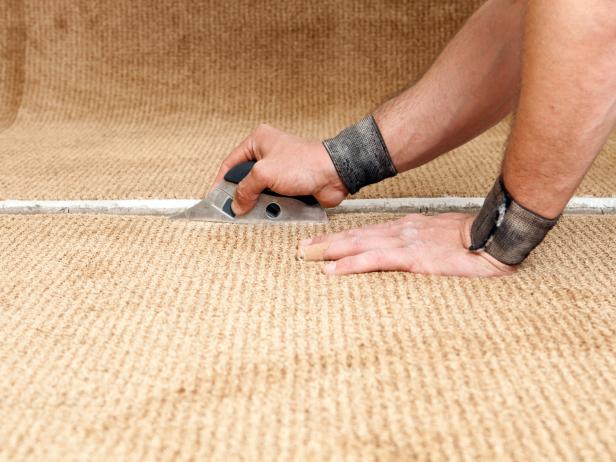 Installing Carpet, Laying Carpet Next To Tile
