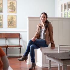Host Joanna Gaines in Erwin Family's Newly Renovated Home