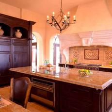 Traditional Kitchen with Integrated Appliances