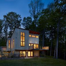 Modern Custom Home in the Woods