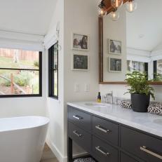 White, Modern Bathroom with Loads of Light