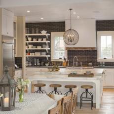 Farmhouse Kitchen with Rustic, Modern Details