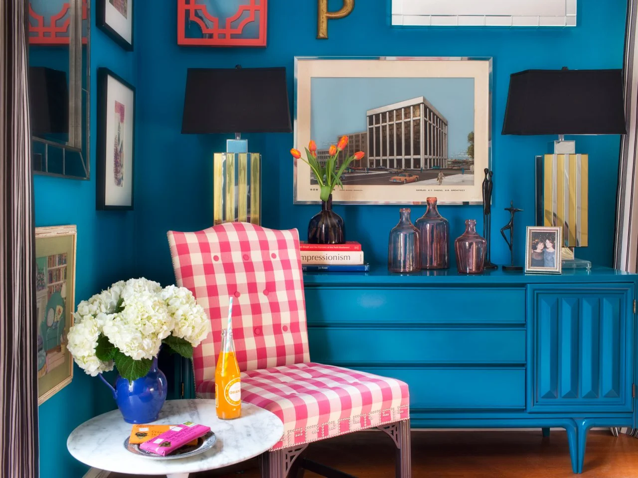 Decorating With Cobalt Blue Grey