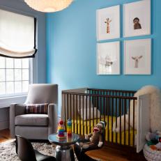 Chic Nursery with Whimsy Pendant Light