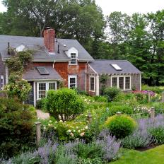 A Formal Cottage Garden to Frame the Cape-Style House