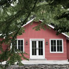 Red Country Cottage Exterior
