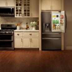LG Black Stainless Steel Series Classic and Contemporary Kitchen