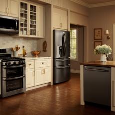 LG Black Stainless Steel Series Classic Contemporary Kitchen