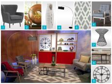 Inspired by the designs on Ellen's Design Challenge. Copy the look with products from the show.