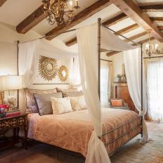 Romantic Meets Rustic Master Bedroom