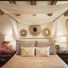 Restful Canopy Bed in Romantic Bedroom