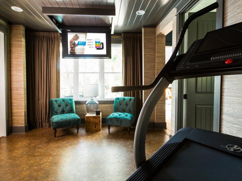 HGTV Dream Home 2017: Home Gym With Large Windows and Great View