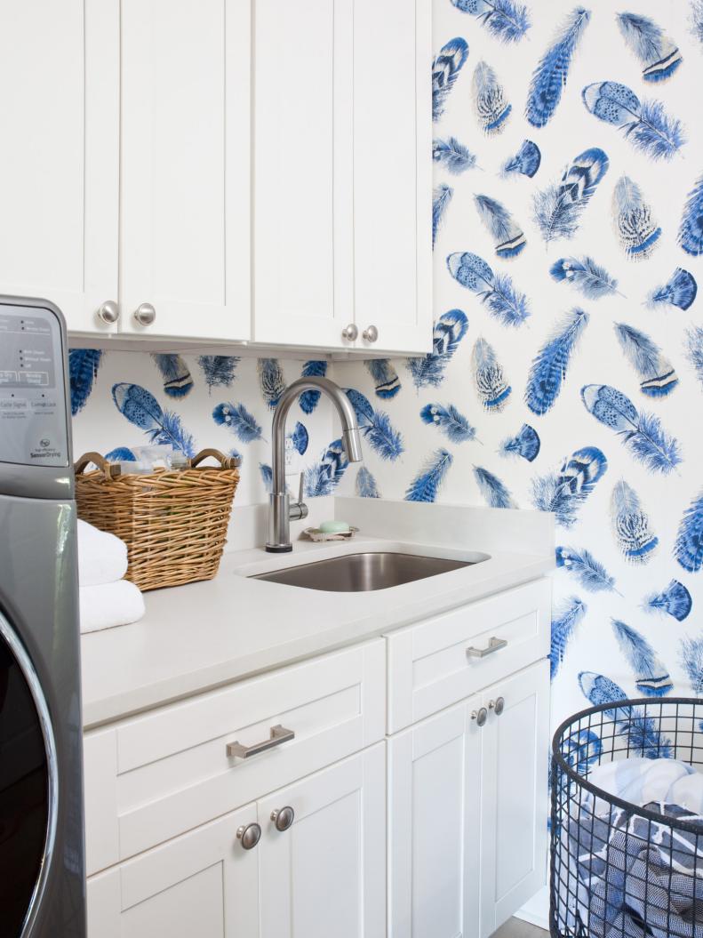 HGTV Dream Home 2017: Wash Station With Sink in Laundry Room
