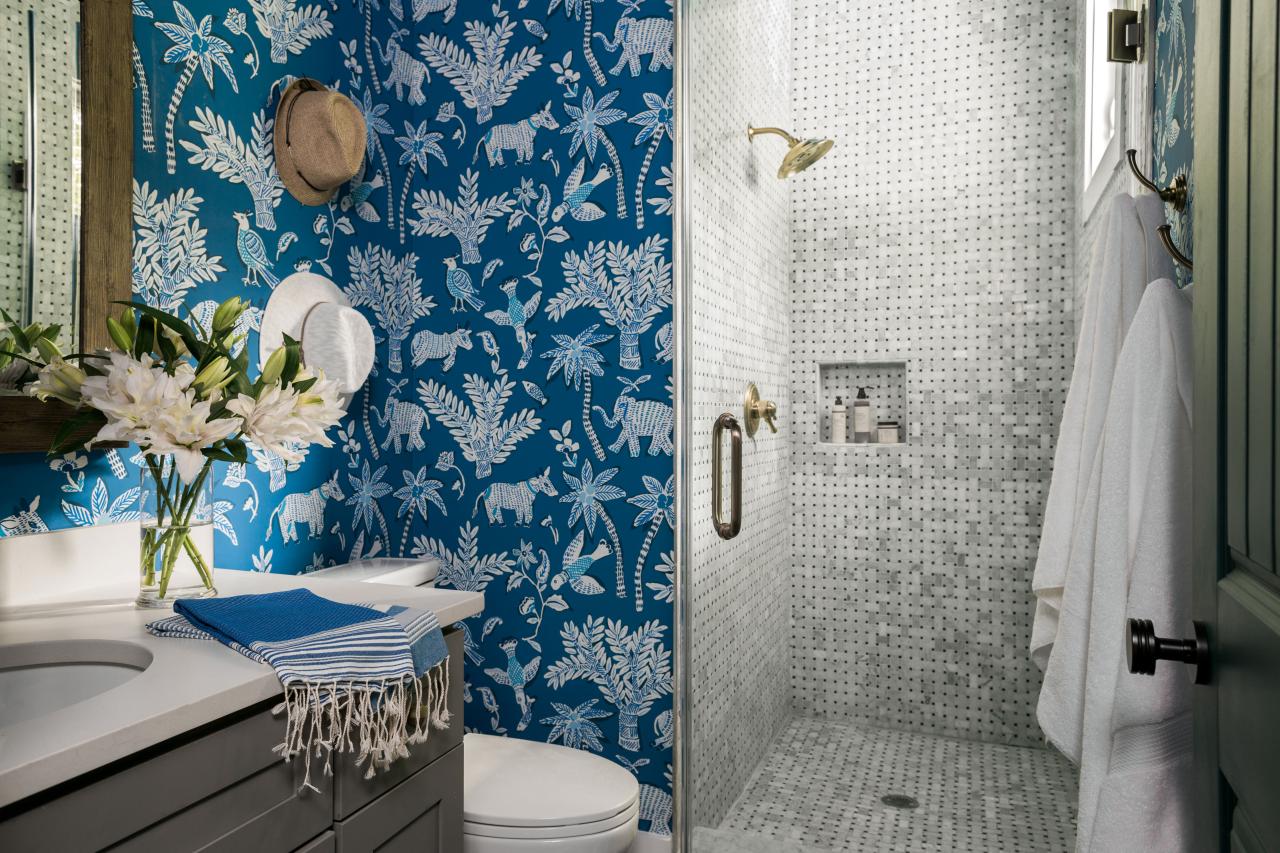 15 Beautiful Reasons To Wallpaper Your Bathroom HGTVs